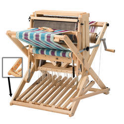Schacht 18quot Wolf Pup 810 Loom 8 Shaft10 Treadle Maple with Height Extenders
