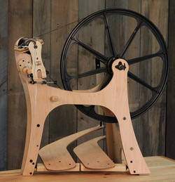 Flatiron Spinning Wheel, Double-Treadle by Schacht