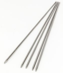 Addi Steel 8quot Double Point Size US 00 175 mm Knitting Needles