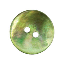 Green Pearl Button 34quot 