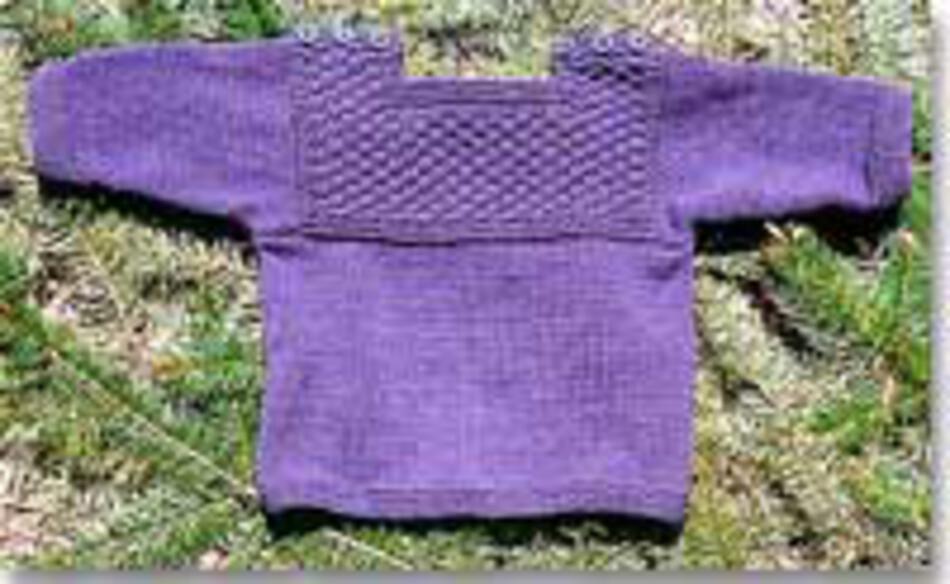 Knitting Patterns Fisherman TShirt Pullover Sweater for Baby