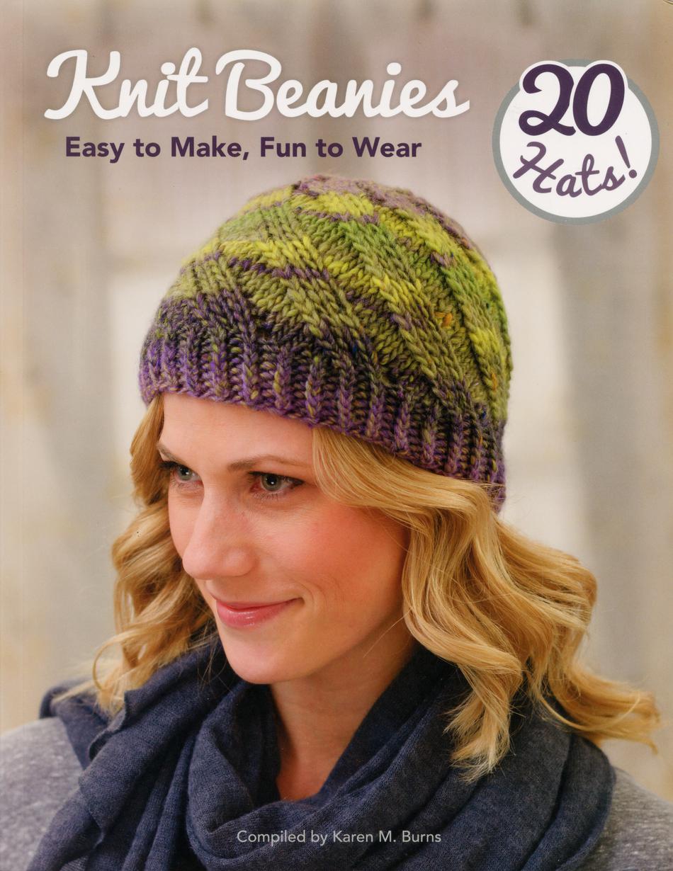 Knitting Books Knit Beanies  Easy to Make Fun to Wear