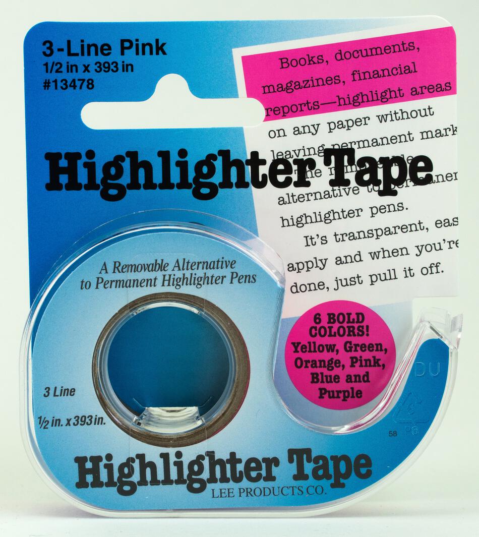 MultiCraft Equipment Highlighter Tape  Pink