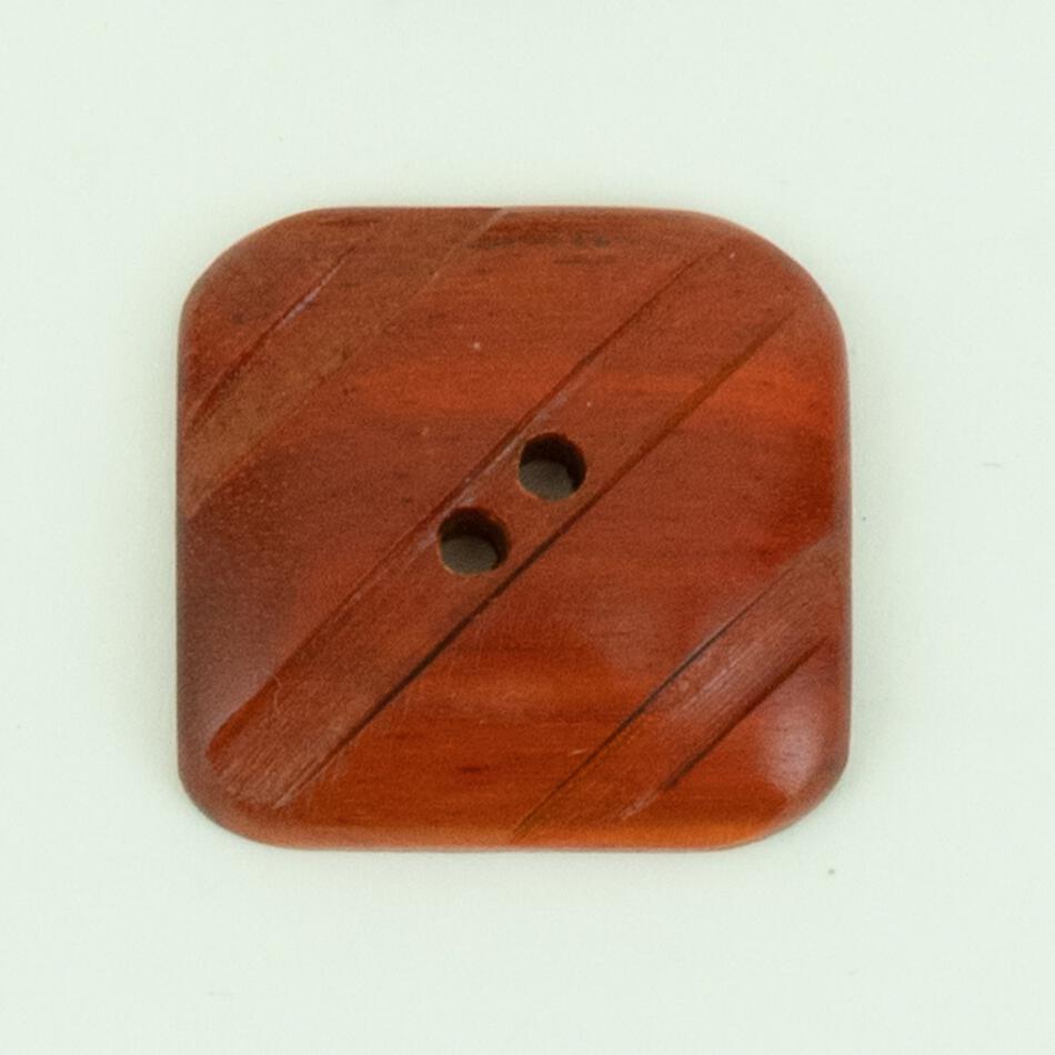 MultiCraft Equipment Brown Wood Grooved Square Button