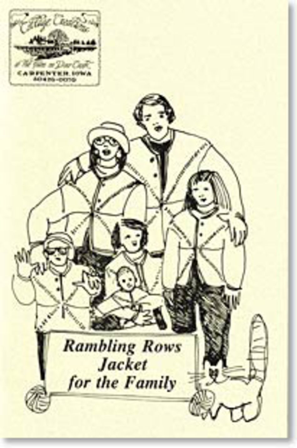 Knitting Books Rambling Rows Jacket for the Family