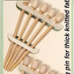 Accessories Unlimited Marking Pins Clover Bamboo Marking Pins