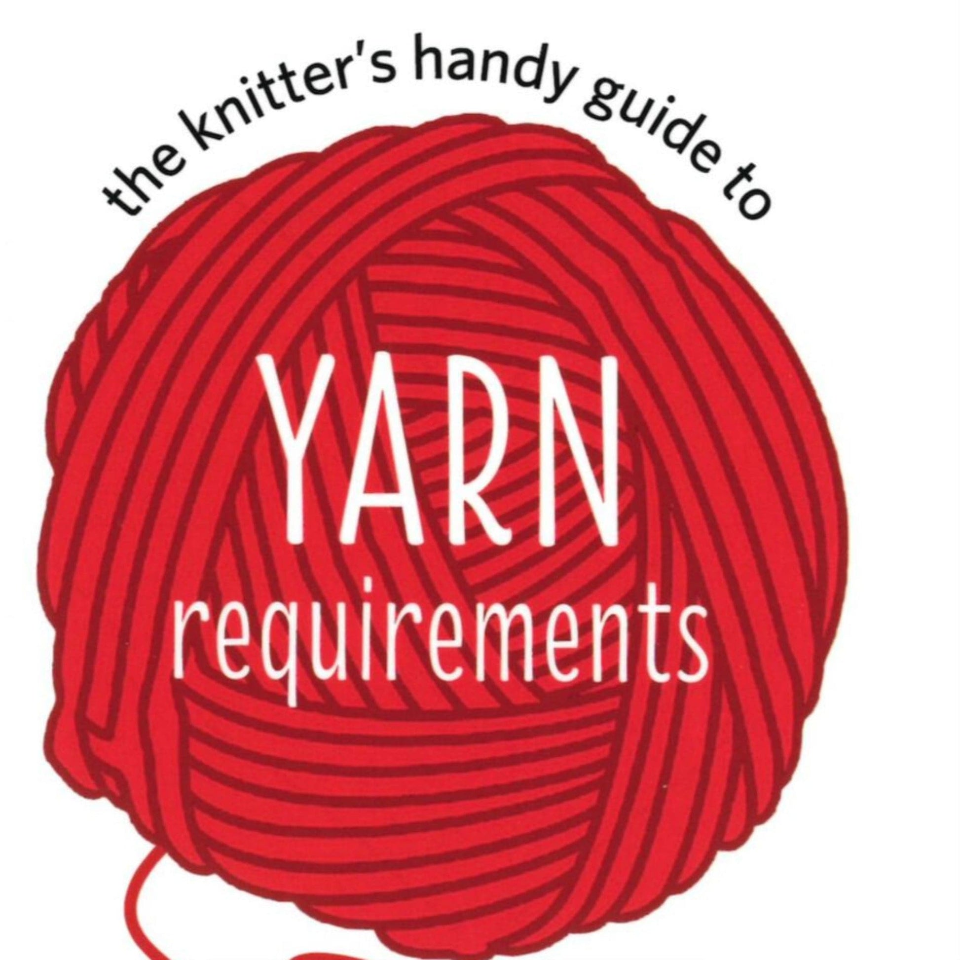 Ann Budd Knits Books Knitter’s Handy Guide to Yarn Requirements