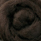 Ashford Handicrafts Limited Dyed Wool Fiber Chocolate Corriedale New Zealand Wool Fiber to Spin and Felt (sold by the ounce)