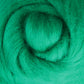 Ashford Handicrafts Limited Dyed Wool Fiber Green Corriedale New Zealand Wool Fiber to Spin and Felt (sold by the ounce)