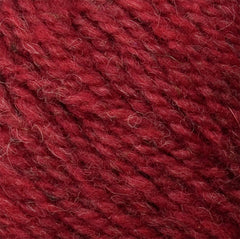 Close-up of Bartlettyarns Maine Wool Yarn (Fisherman 2-Ply) by Bartlettyarns, showcasing its thick, soft worsted weight texture, twisted fibers, and subtle color variations.