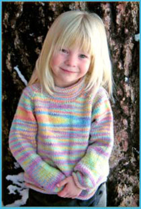 Bryson Distributing, Inc. Print Patterns Child's Neck Down Pullover