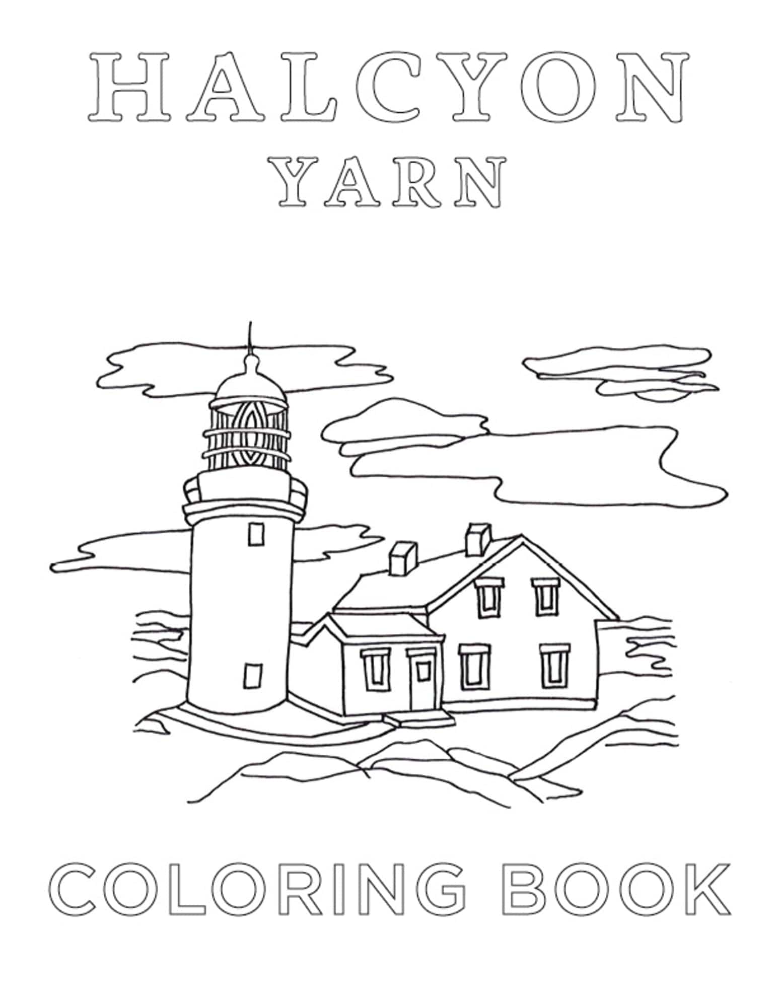 Halcyon Yarn Books Halcyon Yarn Coloring Book!