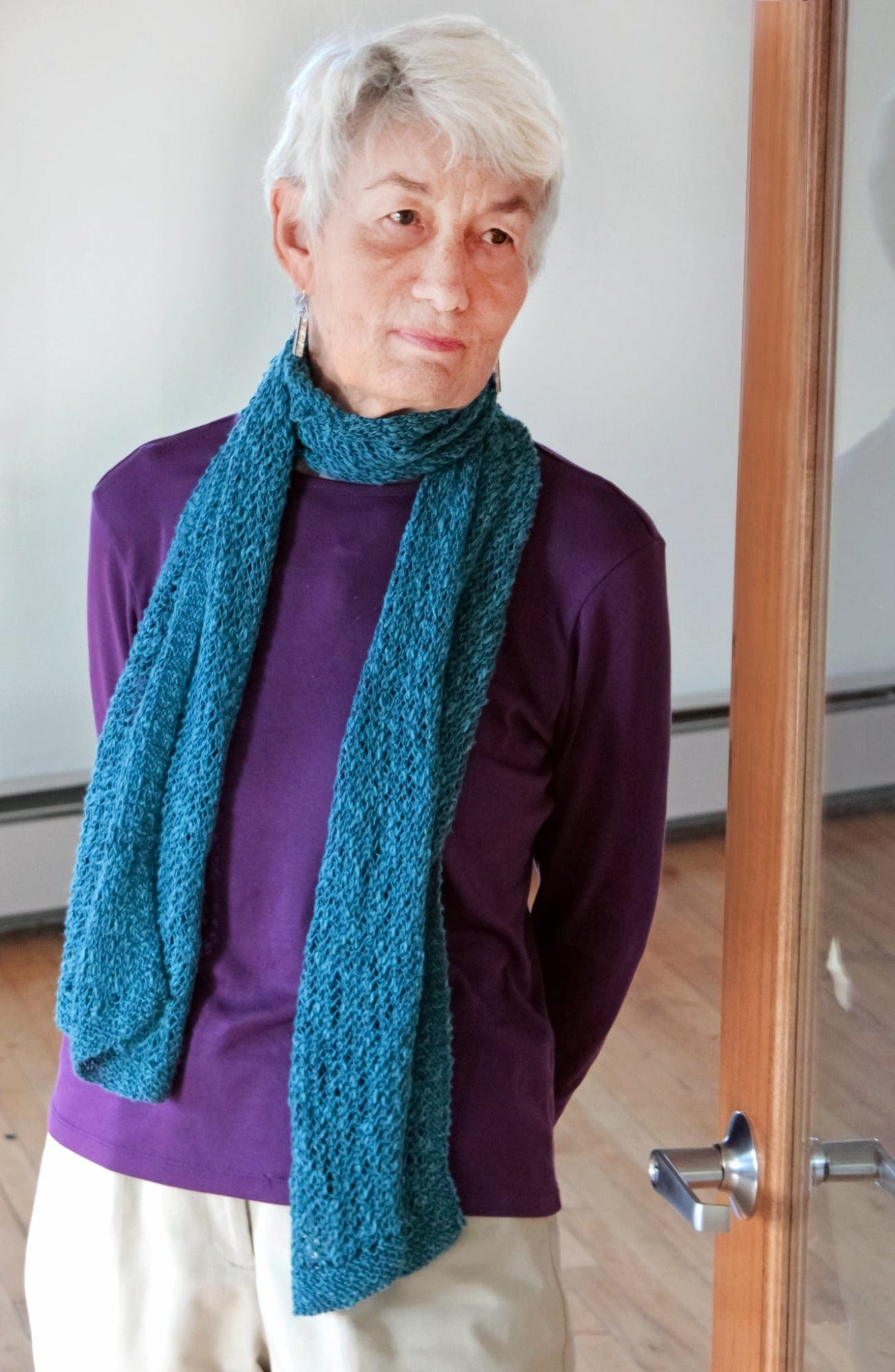 Halcyon Yarn Digital Patterns Heirloom Lace Signature Scarf, download