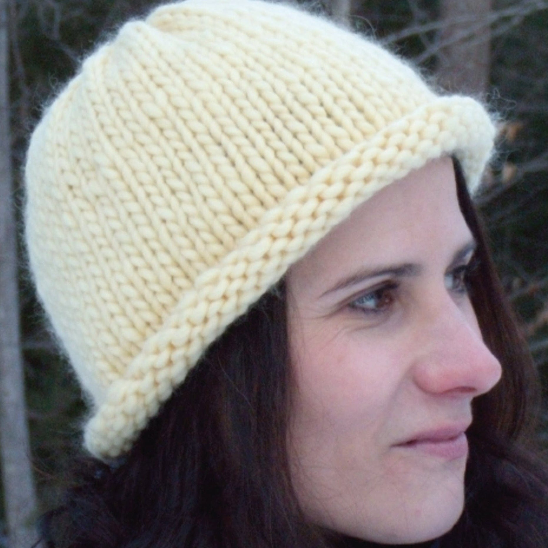 Halcyon Yarn Digital Patterns Roll Brim Hat, download
