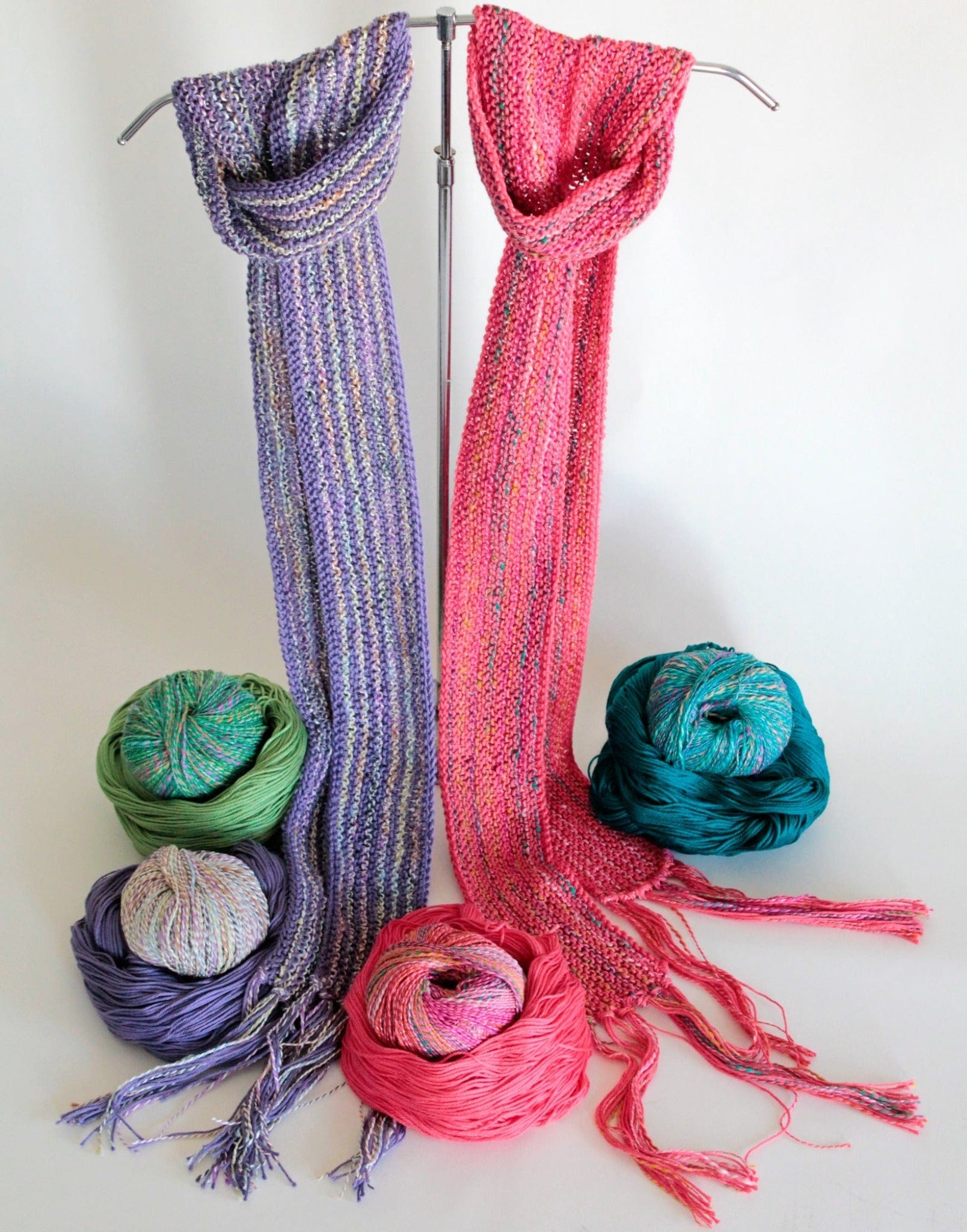 Halcyon Yarn Print Patterns Scarf Simplicity