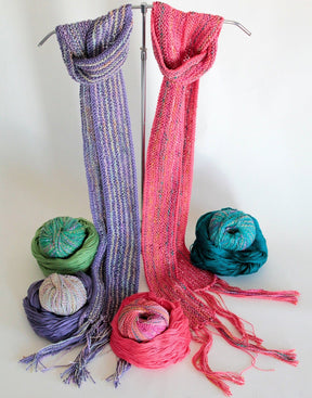 Halcyon Yarn Print Patterns Scarf Simplicity