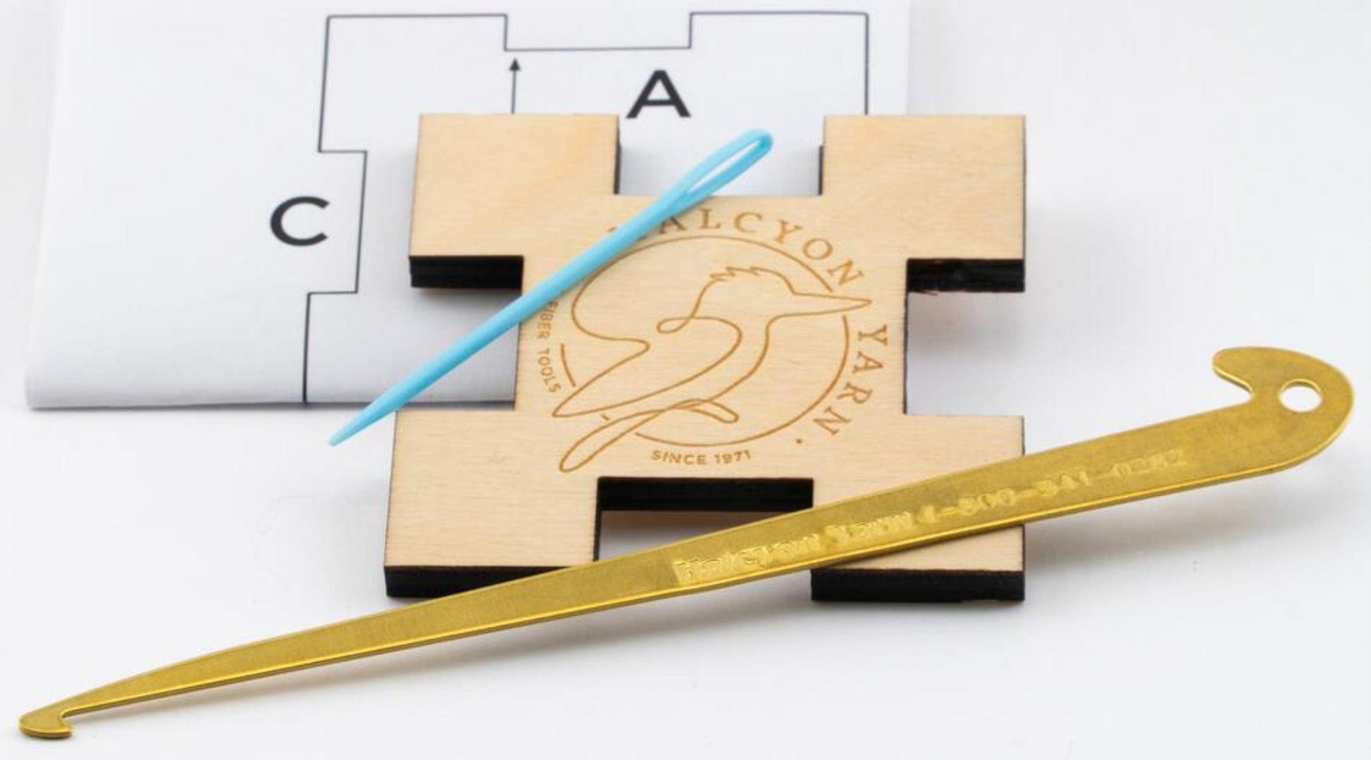 Halcyon Yarn Weaving Aids Weaving Sett Tool