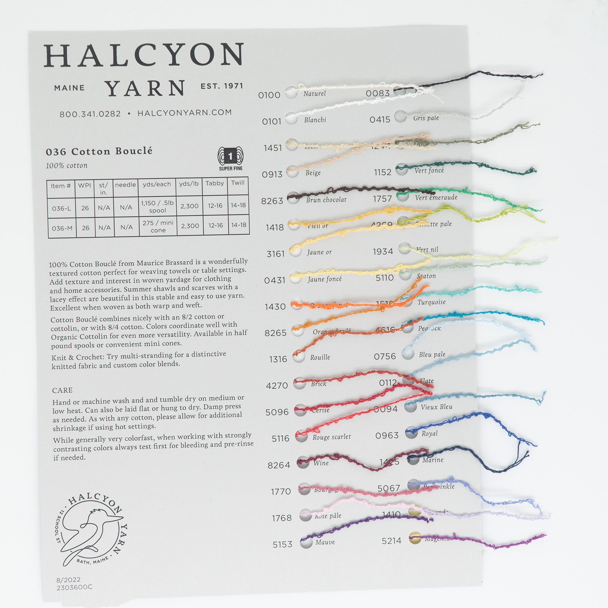 Shop Halcyon Yarn Sample Cards - Explore Yarn Colors & Textures Easily