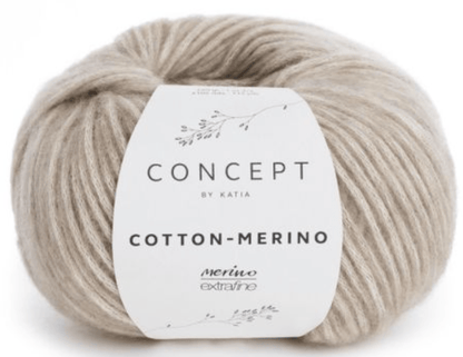 Katia Yarn Beige Katia Cotton-Merino