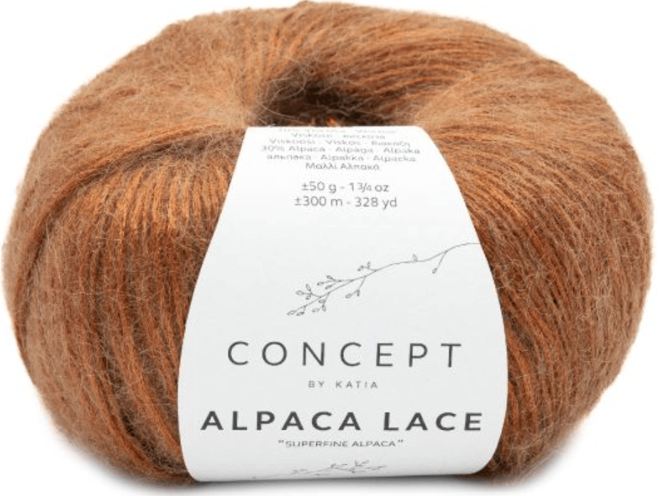 Katia Yarn Brown Katia Alpaca Lace