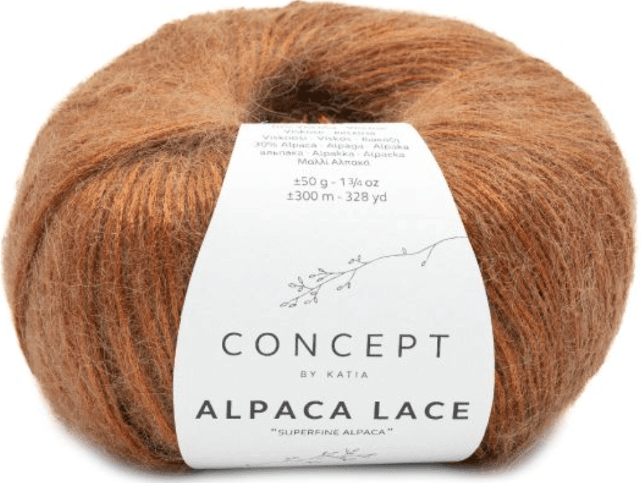 Katia Yarn Brown Katia Alpaca Lace