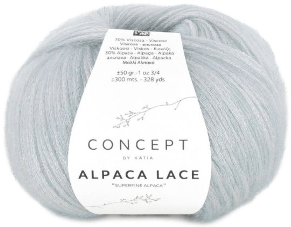 Katia Yarn Green-Blue Katia Alpaca Lace