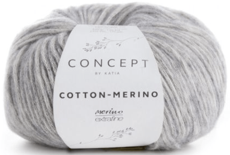 Katia Yarn Light Grey Katia Cotton-Merino