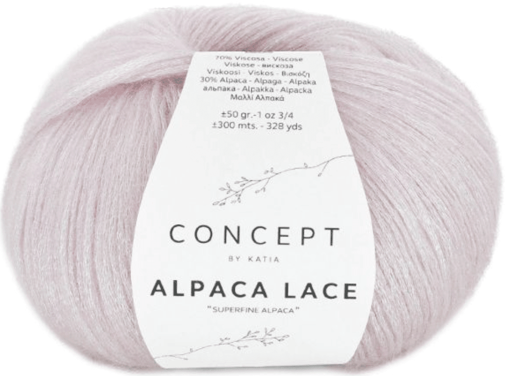 Katia Yarn Light Pink Katia Alpaca Lace