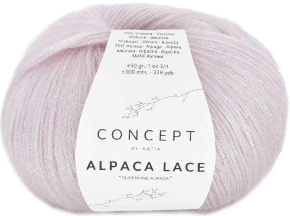 Katia Yarn Light Pink Katia Alpaca Lace