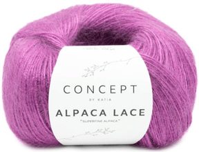 Katia Yarn Magenta Katia Alpaca Lace