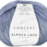 Katia Yarn Medium Blue Katia Alpaca Lace