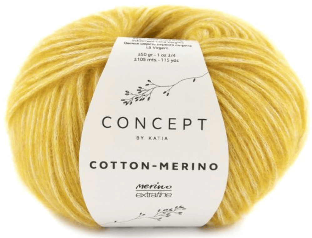 Katia Yarn Ochre Katia Cotton-Merino