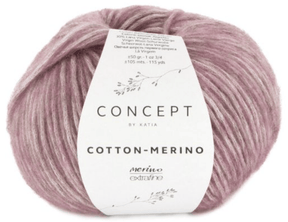 Katia Yarn Pastel Violet Katia Cotton-Merino