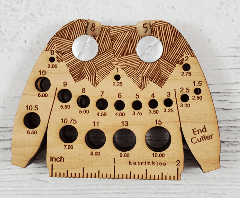 Katrinkles Knitting Gauge Rulers Sweater Multi Tool