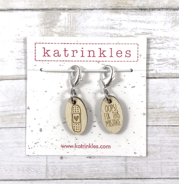 Katrinkles Stitch Markers Mistake Knitting Markers