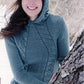 Knit One, Crochet Too Print Patterns Faux Cable Hoodie