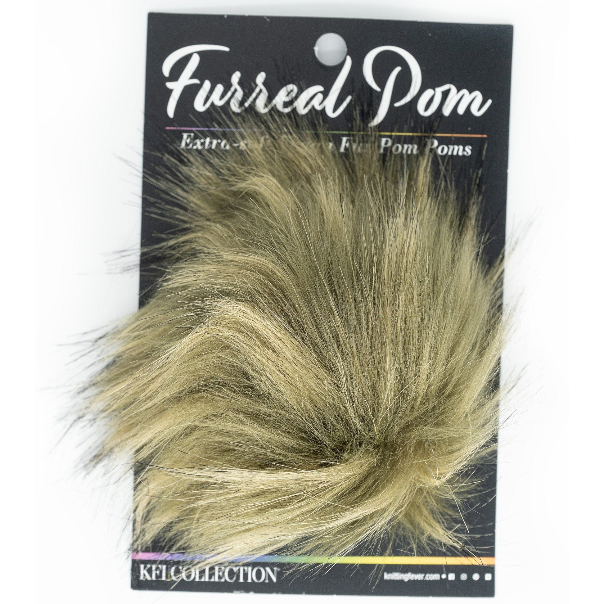 Knitting Fever / Euro Yarns Pom-poms Jungle Bear Furreal Pom by KFI