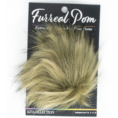 Knitting Fever / Euro Yarns Pom-poms Jungle Bear Furreal Pom by KFI
