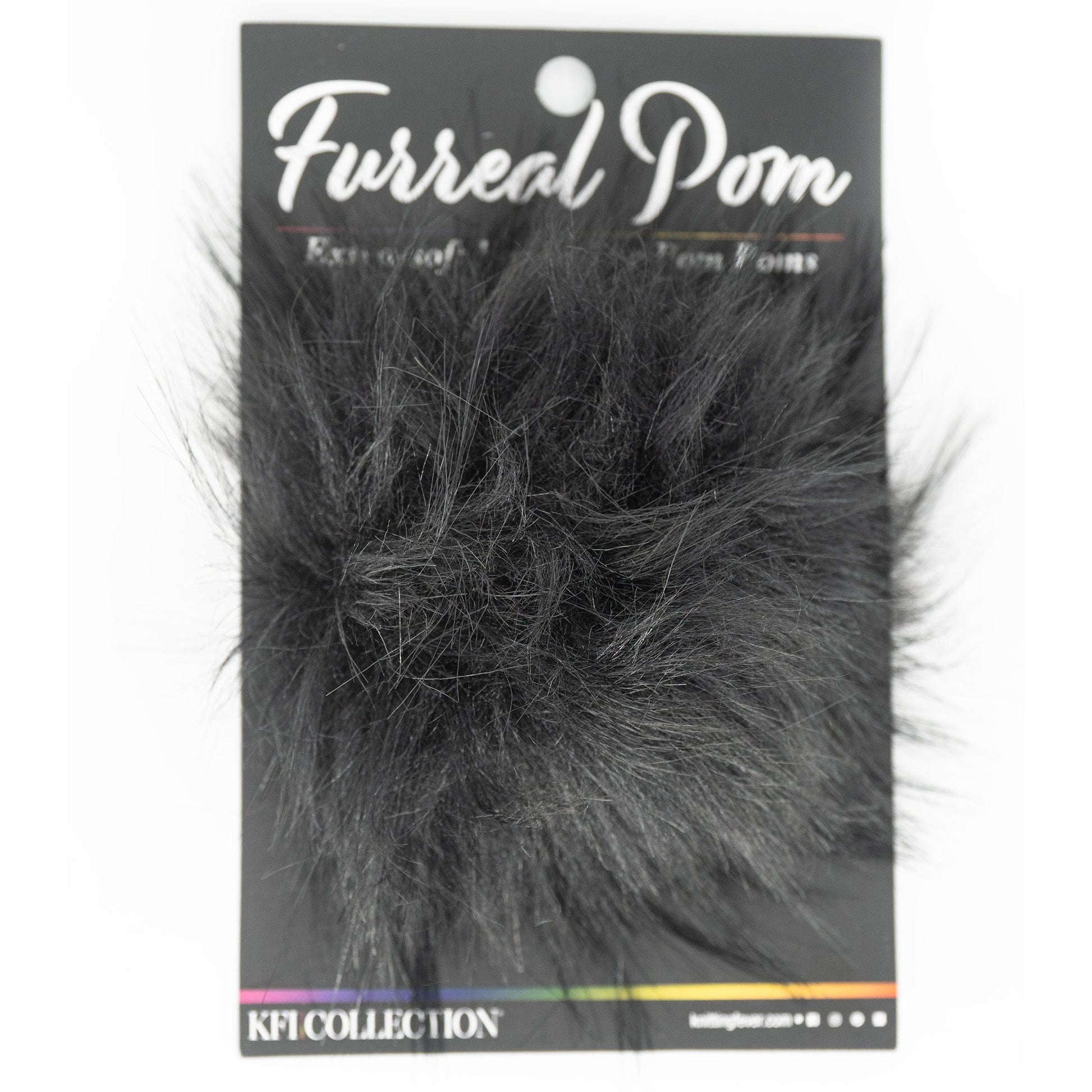 Knitting Fever / Euro Yarns Pom-poms Panther Furreal Pom by KFI