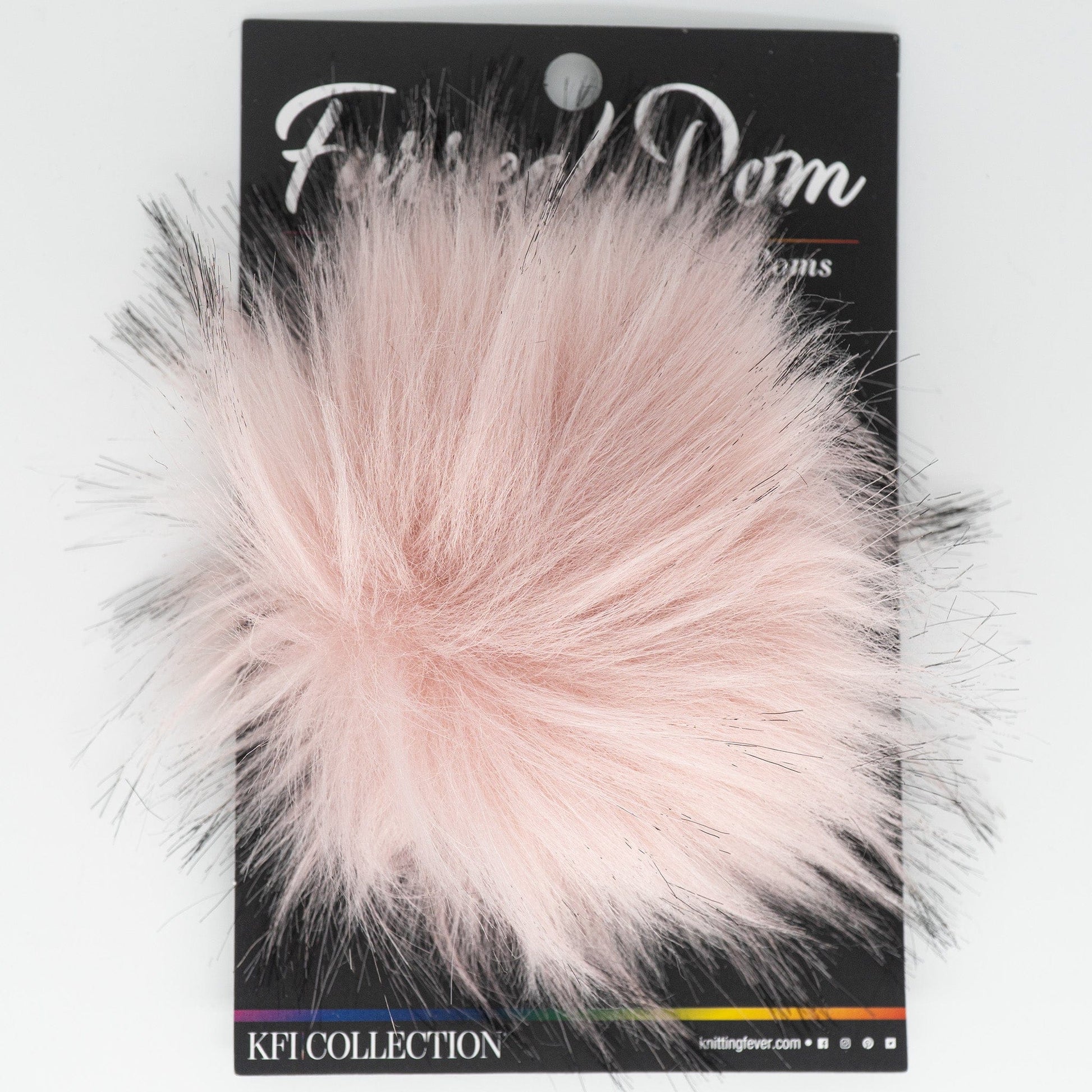 Knitting Fever / Euro Yarns Pom-poms Rose Galah Furreal Pom by KFI