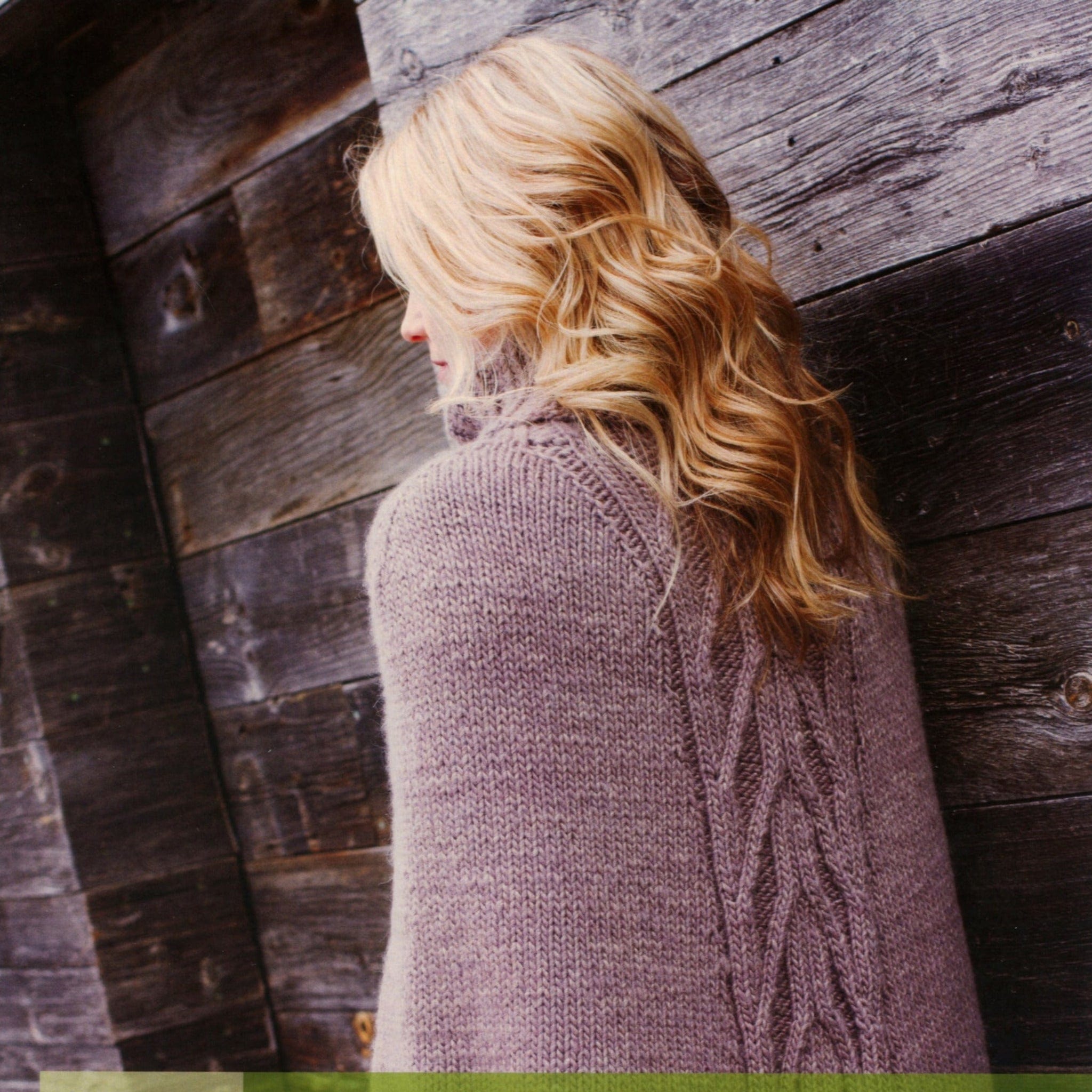 Hermite Hermite Poncho Pattern by Knitting Fever - at Halcyon Yarn