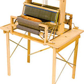 Leclerc Looms Table Loom Stands 15.75” Leclerc Table Loom Stand for Dorothy or Voyageur, 4 or 8 shaft (side shelves, no treadles)