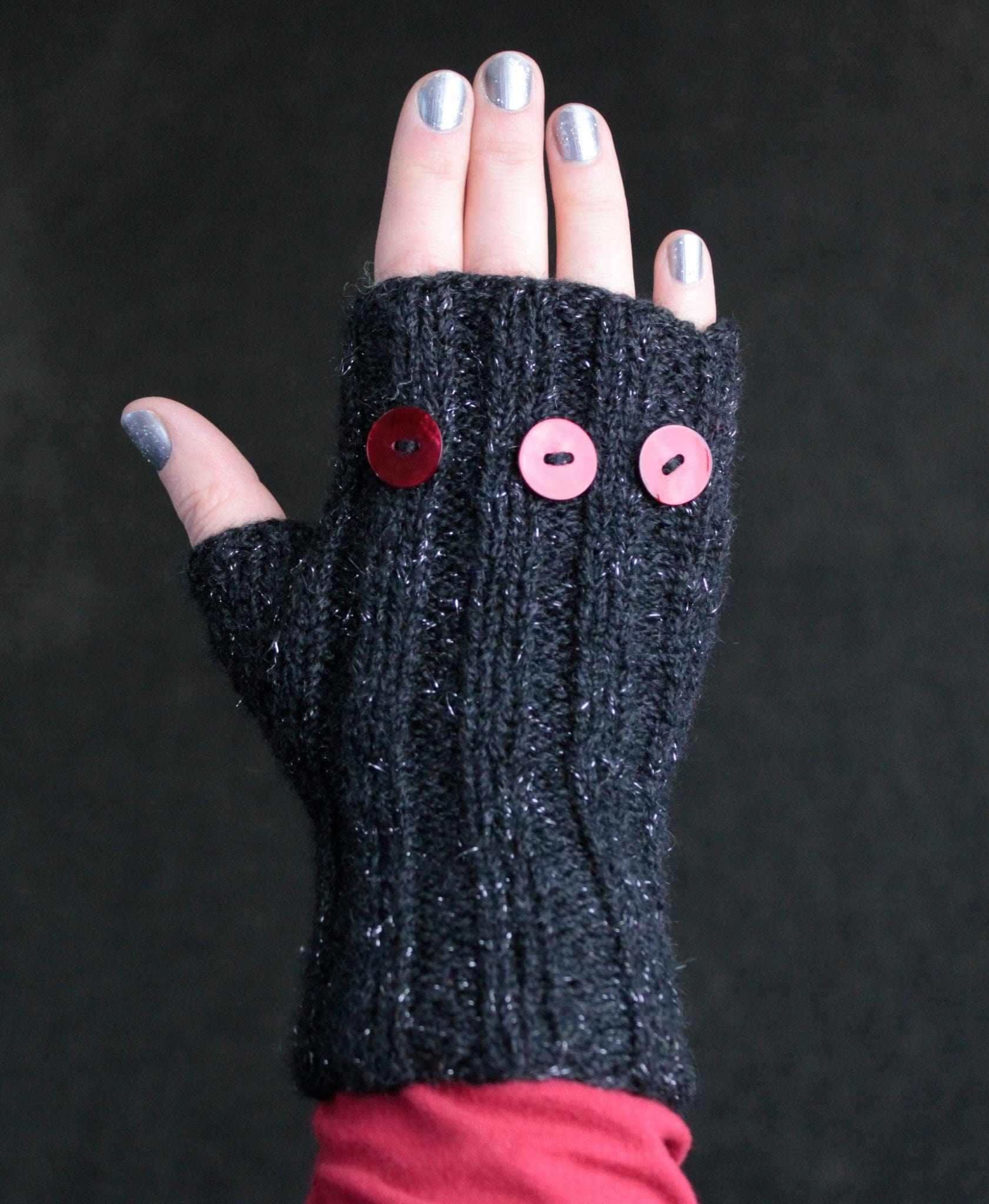 Lisa's Knits Print Patterns Fingerless Gloves and Mitts 5 sts/1"