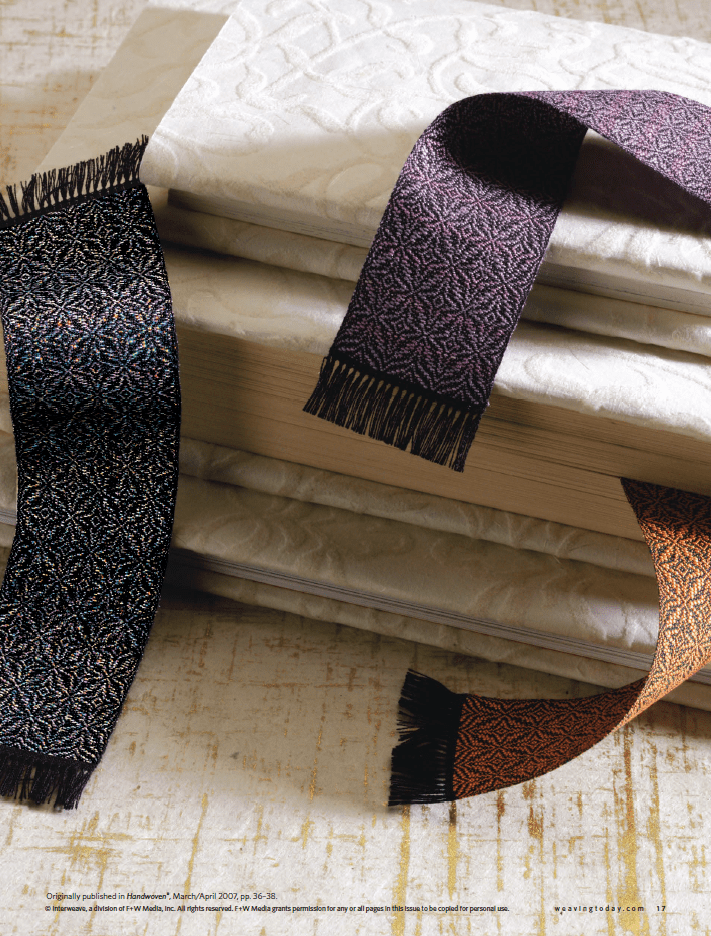 Long Thread Media Books Best of Handwoven, Overshot eBook 2: 14 Projects On Four Shafts eBook (Printed version)