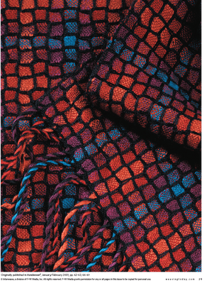Long Thread Media Books Best of Handwoven Technique Series: Deflected Double Weave eBook (Printed version)