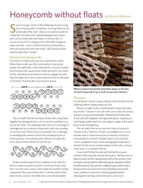 Long Thread Media Books Best of Handwoven Technique Series: Honeycomb eBook (Printed version)