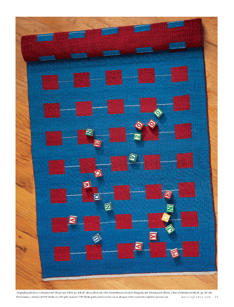 Long Thread Media Books Best of Handwoven Technique Series: Top Ten Rugs on Four Shafts eBook (Printed version)