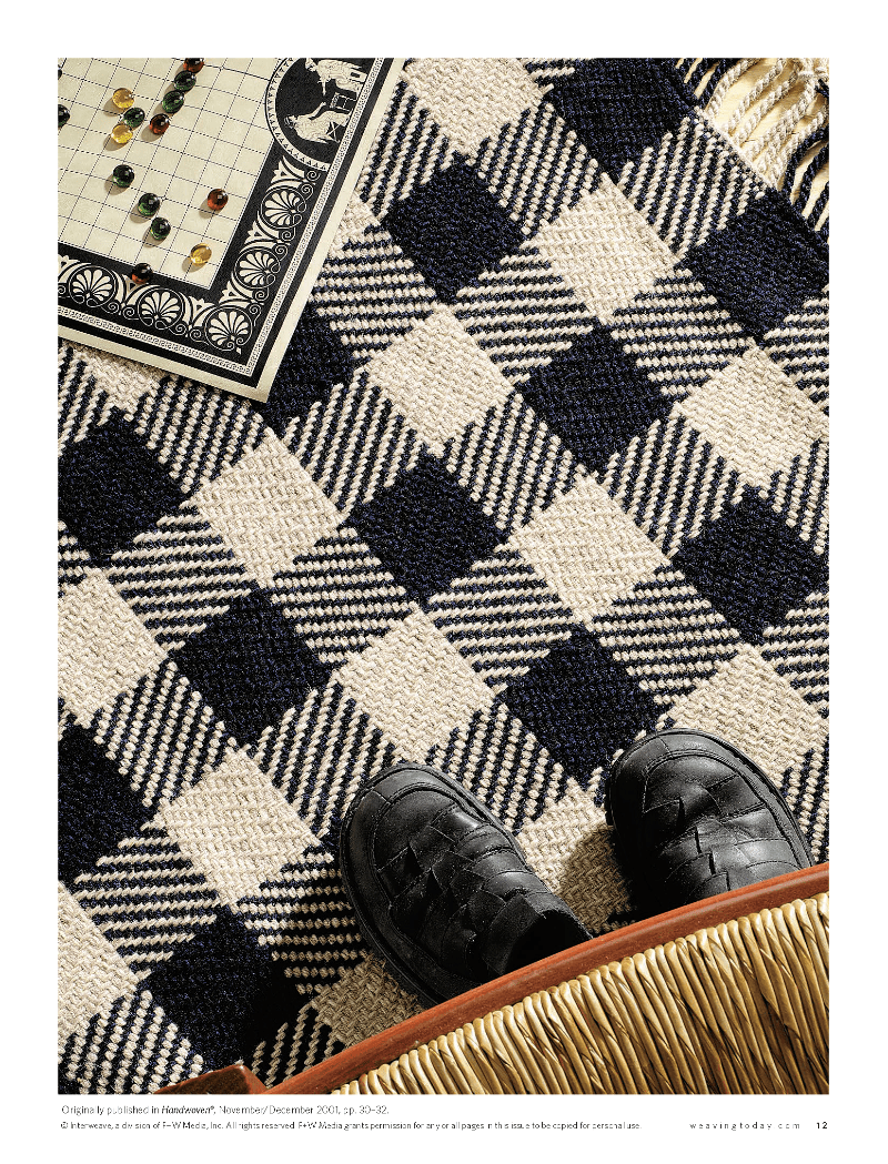 Long Thread Media Books Best of Handwoven Technique Series: Top Ten Rugs on Four Shafts eBook (Printed version)