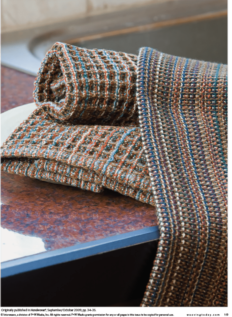 Long Thread Media Books Best of Handwoven Technique Series: Waffle Weave eBook (Printed version)