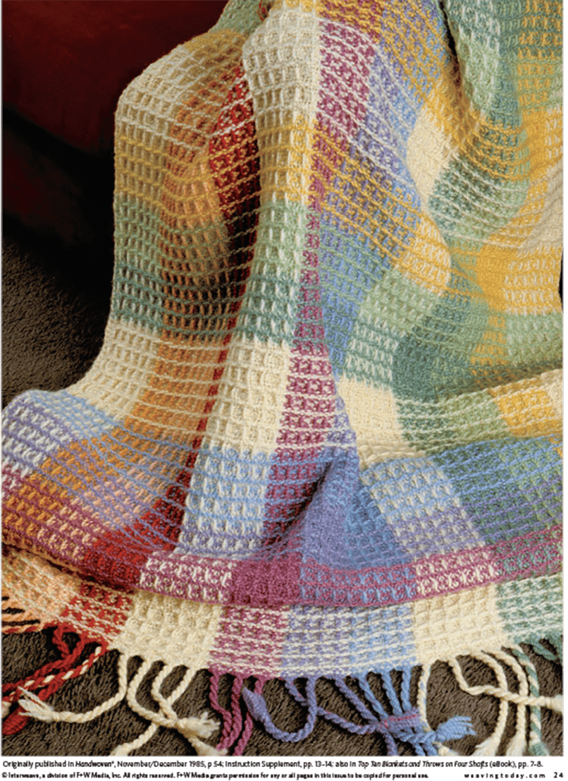 Long Thread Media Books Best of Handwoven Technique Series: Waffle Weave eBook (Printed version)